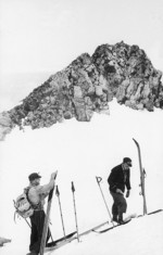 Brian McMillian and Charlie Ambury on the summit