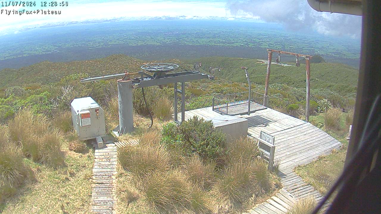 Flying Fox Goods List top station, fixed lens camera