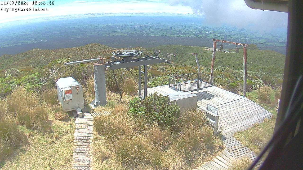 Flying Fox Goods List top station, fixed lens camera